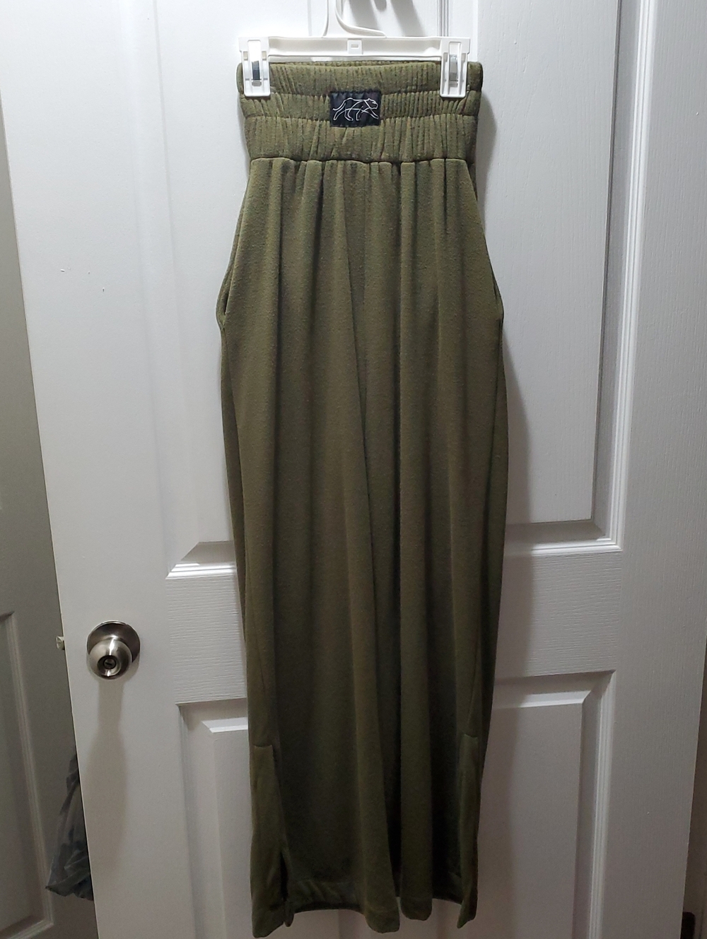 Tiger Friday Relaxed High-Waist Wide Leg Pants - Olive